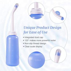 img 1 attached to 🚿 MEDOUG Portable Travel Bidet Peri Bottle for Postpartum Care - Handheld Personal Bidet Sprayer with 500ML Water Capacity - Cleaner for Personal Hygiene, Baby Care, and Hemorrhoid Treatment