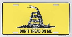 img 1 attached to 🐍 Don't Tread on Me Hangtime Metal License Plate