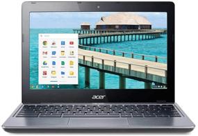 img 4 attached to (Renewed) Acer C720 11.6in Chromebook Intel Celeron 1.40GHz Dual Core Processor, 2GB RAM, 16GB W/Chrome OS - Affordable and Reliable Refurbished Laptop for Everyday Use