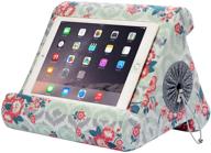 📱 flippy ipad tablet stand: multi-angle viewing, cubby storage for home, work & travel | damask me again logo