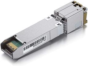 img 1 attached to 10GBase-T SFP+ Transceivers, 10G Copper RJ-45 SFP+ CAT.6a, up to 30 meters, 🔌 Cisco SFP-10G-T-S Compatible, Ubiquiti UniFi UF-RJ45-10G Supported, Fortinet, Netgear, D-Link, Supermicro (Pack of 2)