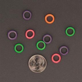 img 3 attached to 🌊 American Orthodontics Elastics Wildlife Sea Lion, Assorted Neon, Heavy, 6.5 Oz, 1/4" Size, 75 Packs/Box, 7,500 Elastics, Made in the USA: Top-Quality Latex Tubing in Vibrant Neon Colors!