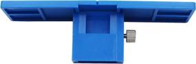 img 1 attached to 🔧 Efficient Power Tools Punch Locator and Drill Guide Sleeve Cabinet Hardware Jig for Easy Handle and Knob Installation on Doors and Drawers - Blue Plastic Box