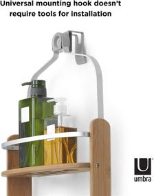 img 2 attached to 🚿 Umbra Barrel Shower Caddy 11.18 x 33.53 x 64.26 cm - Organize Your Shower Essentials with Style!