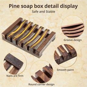 img 2 attached to KUFUNG Flexible Silicone Waterfall Wood Square