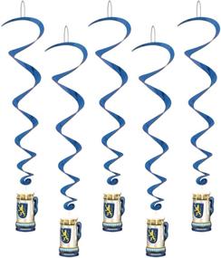 img 1 attached to 🍻 Beistle Oktoberfest Whirls, 3 feet 4 inches, Multicolored - Enhance Your Oktoberfest Experience!