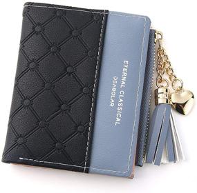 img 4 attached to 💼 Women's Small Compact RFID Wallet with Bifold Design - Credit Card Holder Mini Pocket Wallet