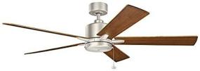 img 3 attached to KICHLER 330243NI, Bowen 60-Inch Brushed Nickel Ceiling Fan