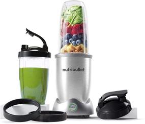 img 4 attached to NutriBullet N12-1001 10-Piece Single-Serve Gray Blender with Travel Cup