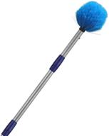 miya high reach cobweb duster - 10ft lightweight stainless steel pole - cobweb brush for outdoor and indoor cleaning with medium-stiff bristles logo