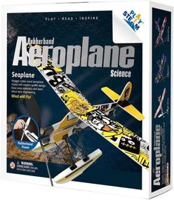 img 4 attached to 🛩️ Experience Fun and Adventure with the PLAYSTEAM Rubber Band Aeroplane Seaplane!