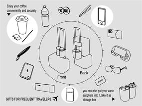 img 3 attached to Riemot Toiletry Shaving Organizer Comestic Tools & Accessories