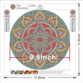 img 3 attached to Painting Household Decoration Children 11 8×11 8Inch Crafting for Mosaic Making