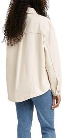 img 2 attached to 👚 Levis Plus Size Women's Shirt Jacket - Clothing for Women, Coats & Vests