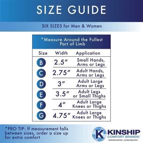 img 2 attached to 🔒 KinGrip Latex-Free Cotton Spandex Tubular Elastic Support Stockinette Bandages: Soft and Fragile Skin Protection from Kinship Comfort Brands (Size E - 3.5' x 10 Meter)