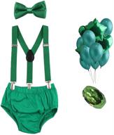 guchol birthday outfit bloomers suspenders boys' accessories logo