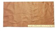 lightweight light brown cowhide upholstery leather piece - 2 sf, 12 x 24 inches logo
