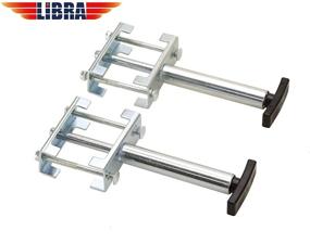 img 1 attached to Enhance Stability and Convenience: LIBRA Set 2 Quick-Release Spring Loaded Pull Pin for RV 5th Wheel Landing Gear