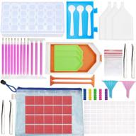 enhance your diamond painting experience with bestlus 121 pcs tools and accessories set featuring 28 slot storage containers for adults and kids logo