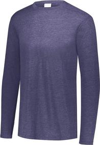 img 1 attached to 👕 Top-quality Augusta Sportswear Men's Tri-Blend Long Sleeve Crew: Ideal Athletic Apparel for Active Men