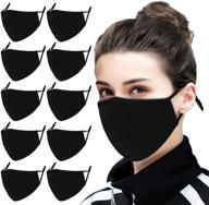 cotton adjustable washable reusable breathable mask logo