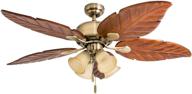 🌴 review: honeywell ceiling fans 50504-01 royal palm ceiling fan, 52-inch, aged brass - best features and performance логотип