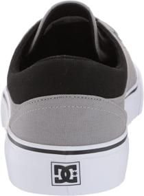 img 2 attached to DC Trase Skate Black White Men's Shoes and Athletic