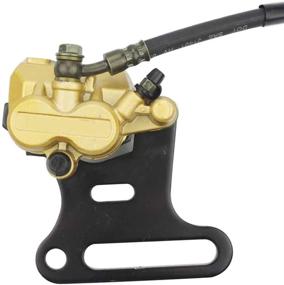 img 1 attached to 🔧 GOOFIT 12mm Rear Hydraulic Caliper Brake Master Cylinder Assy: Ideal Replacement for 70cc - 250cc Quad Dirt Bikes, ATVs, Buggies & Motorcycles