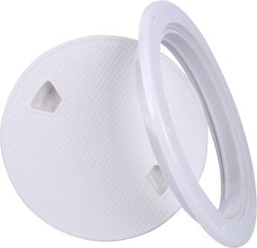 img 1 attached to Amarine Made 9.84-inch/250mm Round Non-Slip Boat Inspection Hatch with 7-inch/180mm Opening Diameter