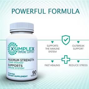 img 3 attached to 💊 XSIMPLEX L-Lysine Capsules: Maximum Strength Immune Support Formula with All Natural Ingredients - 90 Pills Per Bottle