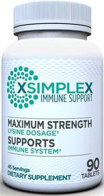 img 4 attached to 💊 XSIMPLEX L-Lysine Capsules: Maximum Strength Immune Support Formula with All Natural Ingredients - 90 Pills Per Bottle