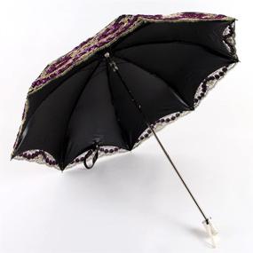 img 3 attached to 🌸 Великолепный вышитый свадебный зонтик: Honeystore Зонтик для безупречной фотосессии