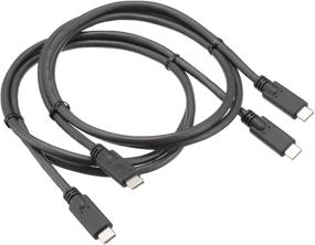 img 2 attached to 🖥️ StarTech.com Компактный 2-портовый KVM-переключатель USB C - 4K 60 Гц HDMI - Миниверсия KVM-переключателя с двумя портами UHD USB Type C для настольного компьютера с USB C-кабелями - питание от шины - совместимый с MacBook, iPad Pro, ThinkPad, IdeaPad, EliteBook (SV211HDUC)