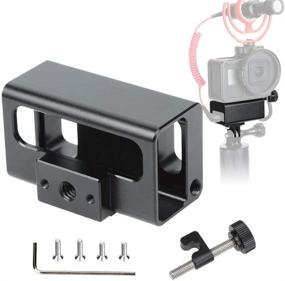 img 4 attached to 📸 Luxebell Aluminium Alloy Skeleton Case: Ultimate Protection for GoPro Vlogging Microphone Adapter C400 C500