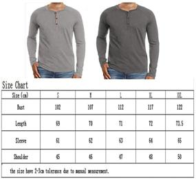 img 1 attached to Beauty Garden Sleeve Lightweight Classic Men's Clothing and Shirts