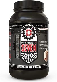 img 4 attached to 🍫 PRO Fusion 7 Sustained Release Protein: Ultimate High-Protein Meal Replacement with MCT Oil (Chocolate Milkshake)