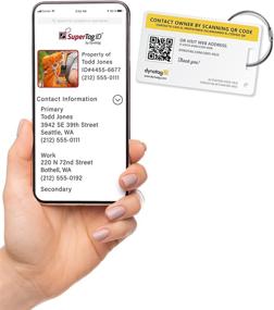 img 3 attached to Dynotag Enabled Lifetime Recovery Service Travel Accessories