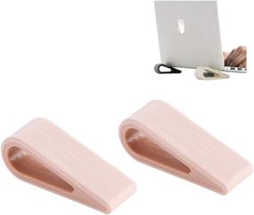 img 4 attached to 🌸 Enhance Comfort and Efficiency with our Lightweight Pink Laptop Keyboard Stand - Stable and Anti-Slip Silicone Notebook Riser