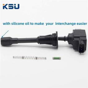 img 2 attached to 🔌 Набор из 4 совместимых с КУ автомобильных катушек зажигания для Nissan Altima Cube Sentra Rogue Urvan Select NV200 NV350 Pathfinder Infiniti FX50 M56 QX60 22448JA00C C1696 UF549 5C1753