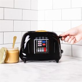 img 1 attached to 🍞 Star Wars Darth Vader 2-Slice Toaster by Uncanny Brands - Toast with Vader's Iconic Mask