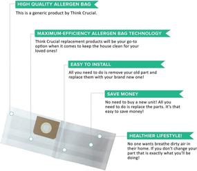 img 2 attached to High-Quality Crucial Replacements for Vacmaster VF408 - Compatible and Reliable