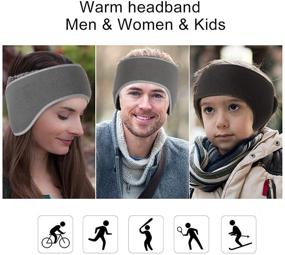 img 1 attached to 🧣 Warmers Athletic Headband with Earmuffs