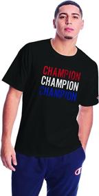 img 2 attached to Champion Classic Graphic Black Men's Clothing and Active Wear