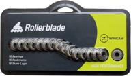 rollerblade inline skates bearings silver logo