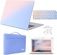 🎨 icasso macbook air 13 inch case 2020 2019 2018 bundle – gradient design logo