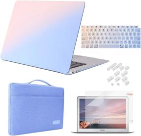 img 4 attached to 🎨 iCasso MacBook Air 13 inch Case 2020 2019 2018 Bundle – Gradient Design