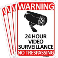 ticonn surveillance trespassing reflective waterproof logo