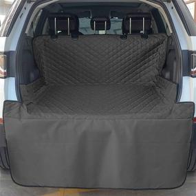 img 4 attached to 🐶 Femuar SUV Dog Cargo Liner – Waterproof Heavy-Duty Pet Cover for SUVs, Scratch-Resistant Seat Cargo Liner with Bumper Flap Protection – Ideal for Sedans, Vans, Minivans, and Trucks