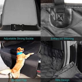 img 2 attached to 🐶 Femuar SUV Dog Cargo Liner – Waterproof Heavy-Duty Pet Cover for SUVs, Scratch-Resistant Seat Cargo Liner with Bumper Flap Protection – Ideal for Sedans, Vans, Minivans, and Trucks