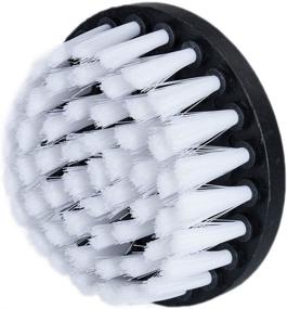 img 1 attached to 🧹 Efficient Cleaning with HIFROM Drill Brush - 4 inch Soft Bristle Attachment for Carpets, Upholstery, Glass, and More!